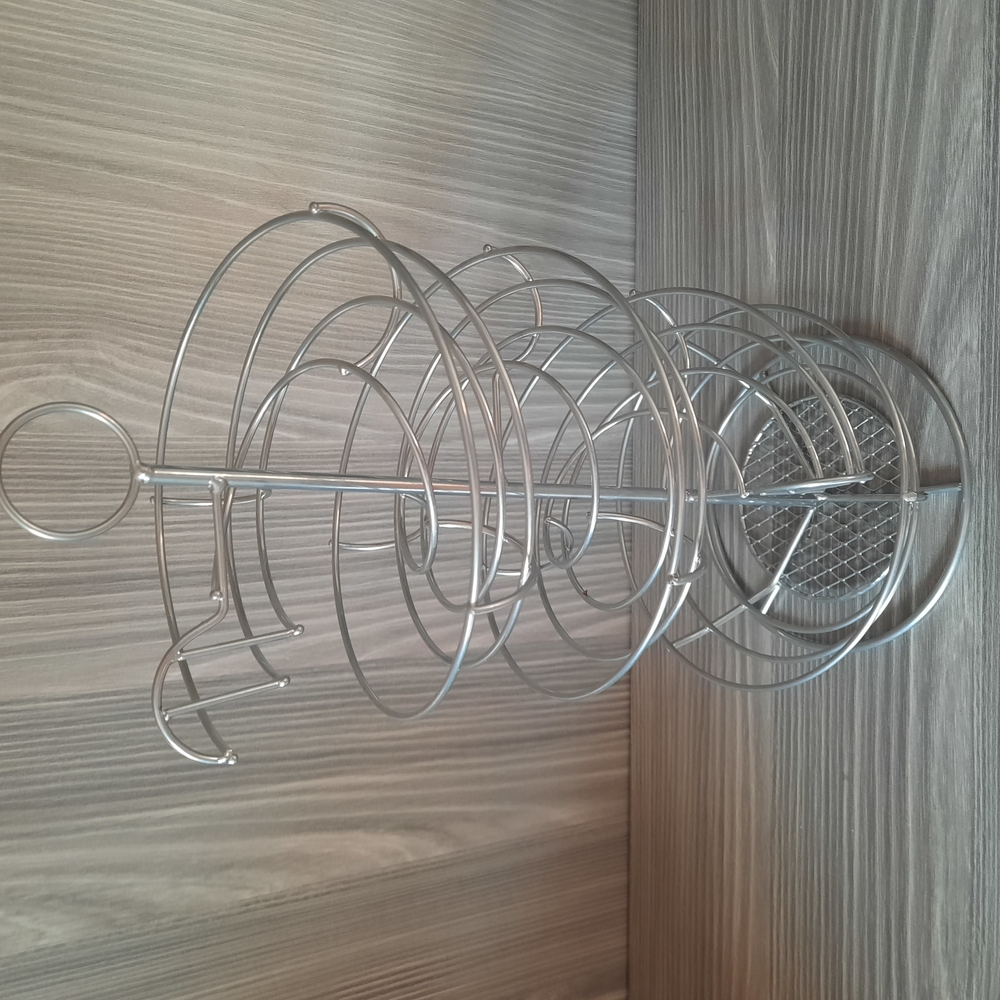 Silver Metal Food Storage Rack